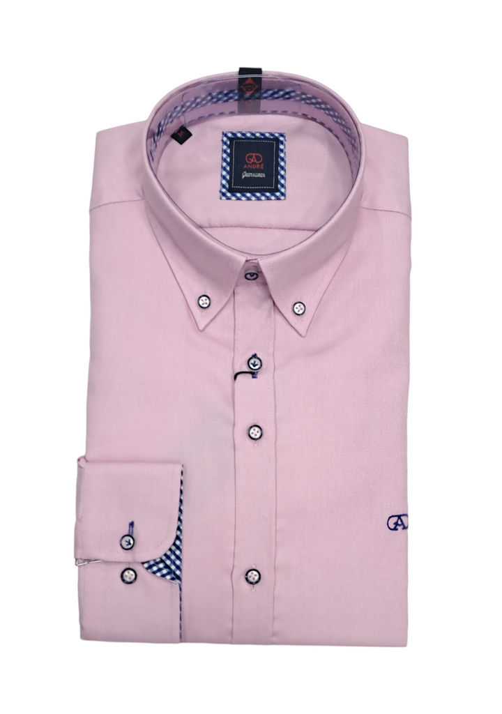 Andre Rhine Long Sleeve Casual Shirt - Pink