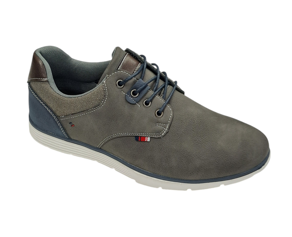 6th Sense Dolphin Casual Laced Shoe - Grey