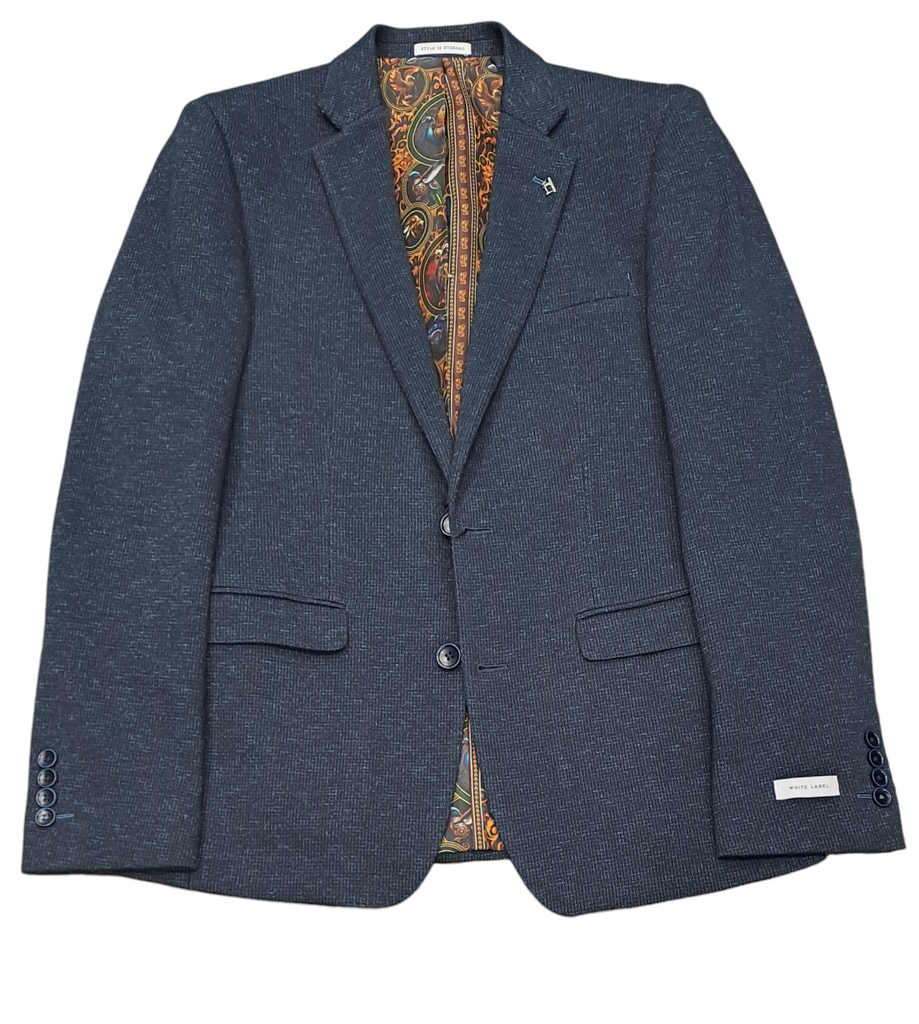 White Label Jasper Tapered Fit Blazer - Navy