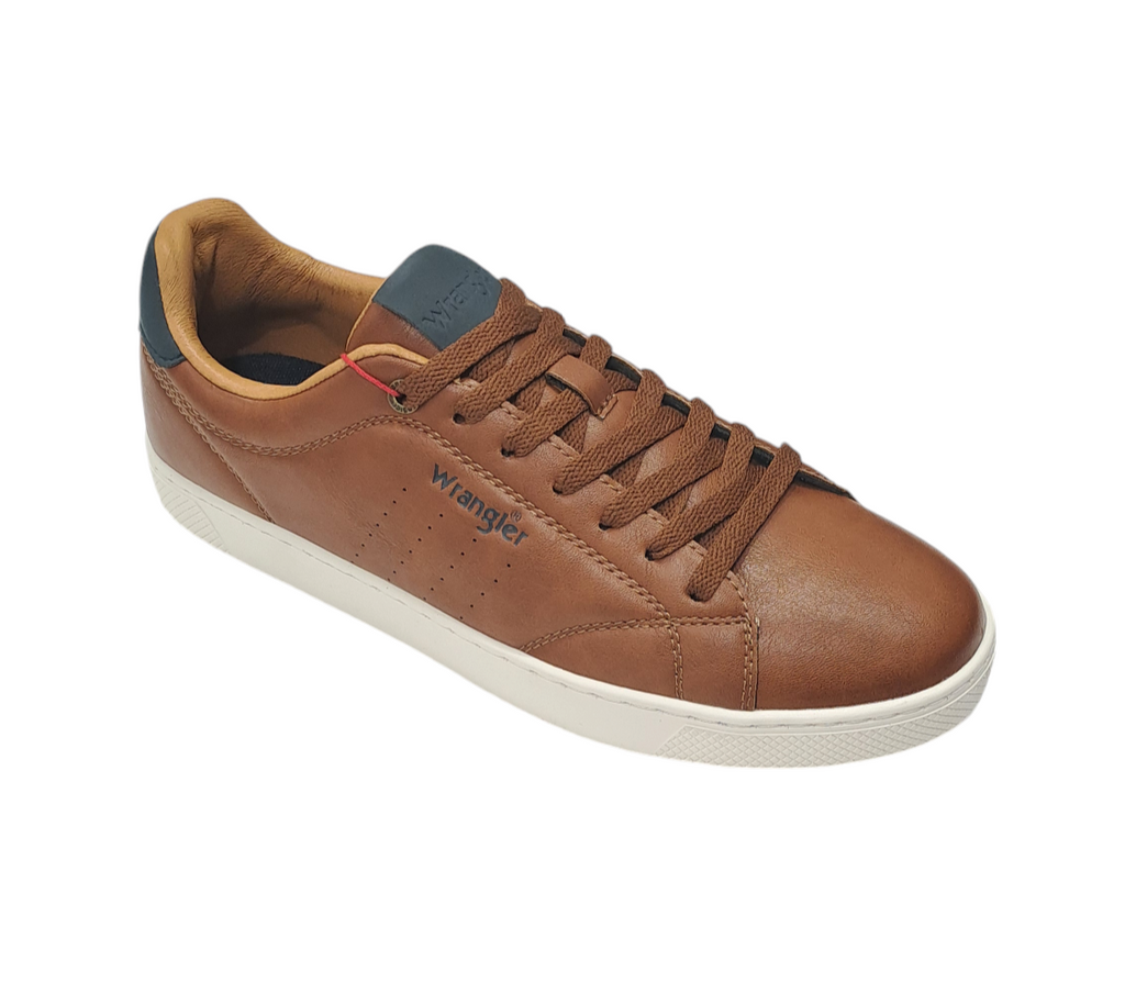 Wrangler Bennet Men Low Casual Trainer - Tortoise Shell