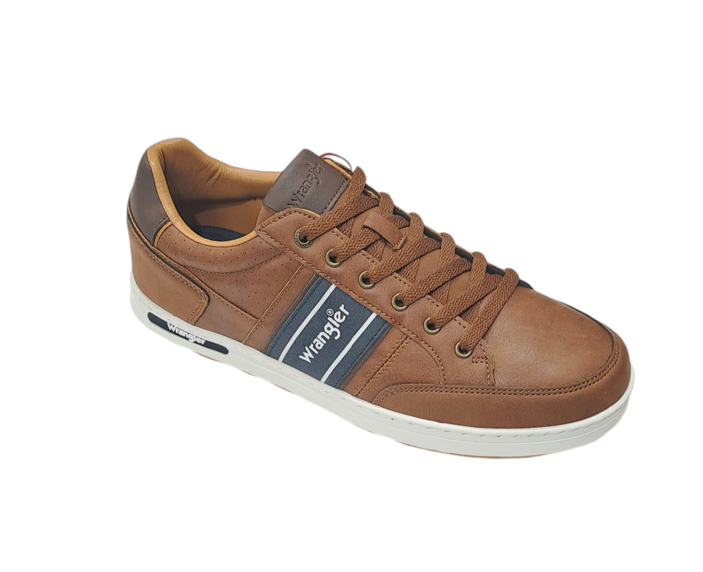 Wrangler Butch Men Low Casual Trainer - Tortoise Shell