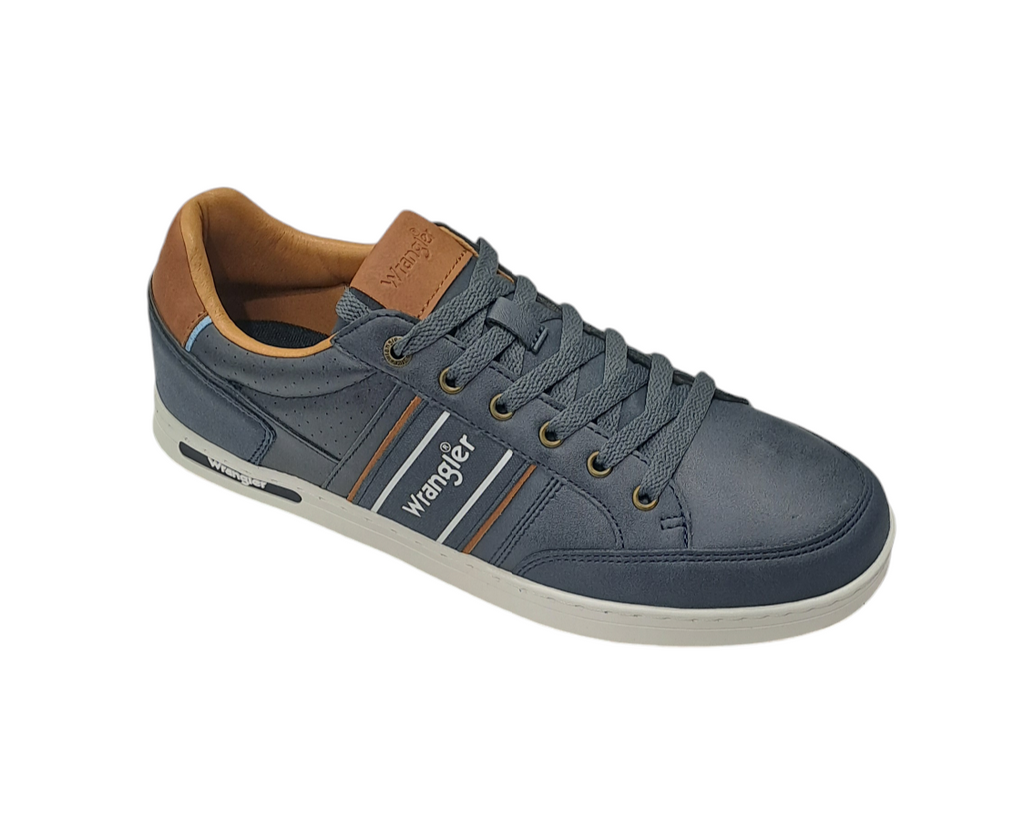 Wrangler Butch Men Low Casual Trainer - Dress Blues