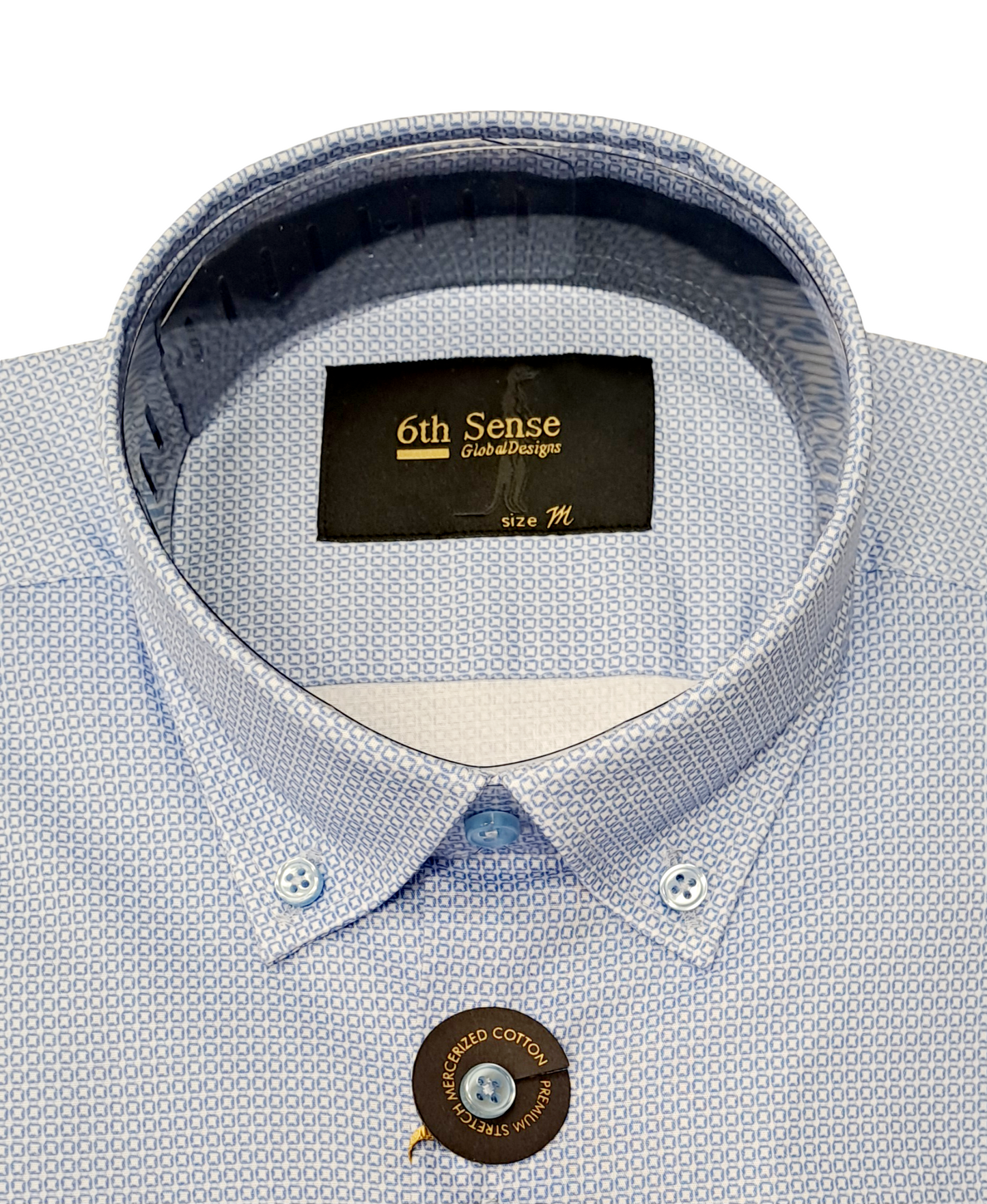 6th Sense BD Long Sleeve Shirt 29 - Blue