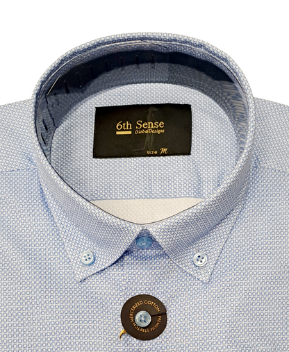 6th Sense BD Long Sleeve Shirt 29 - Blue