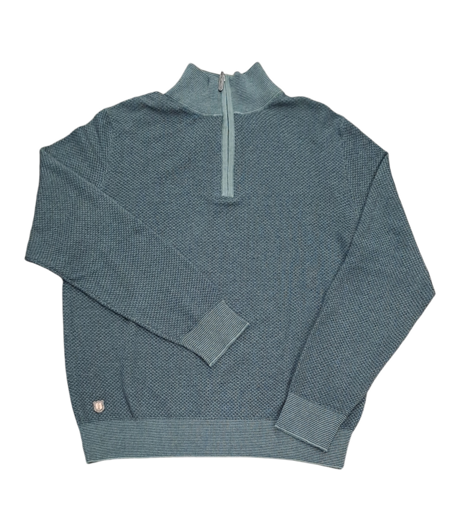 6th Sense Stanley Half Zip Sweater - Balsam