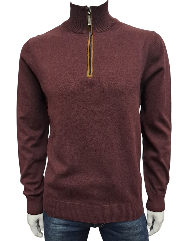 6th Sense Harry Half Zip Sweater - Vicenza