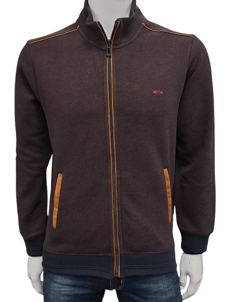 Dario Beltran Full Zip Jacket 680 - Rust