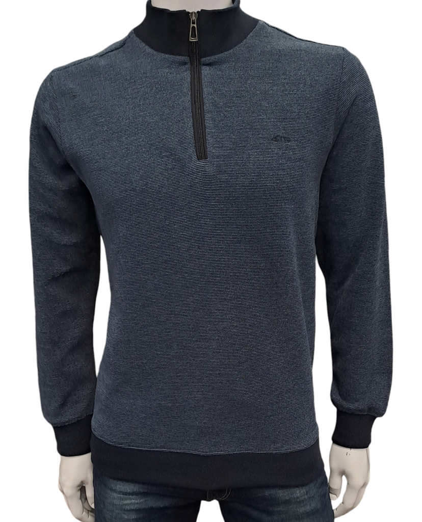 Dario Beltran Half Zip Sweater 631 - Navy