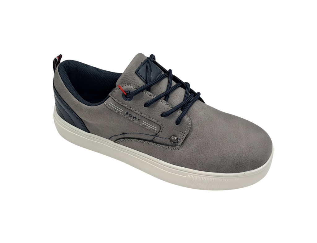 Boys Lloyd & Pryce Junior Donelly Laced Trainer - Slate