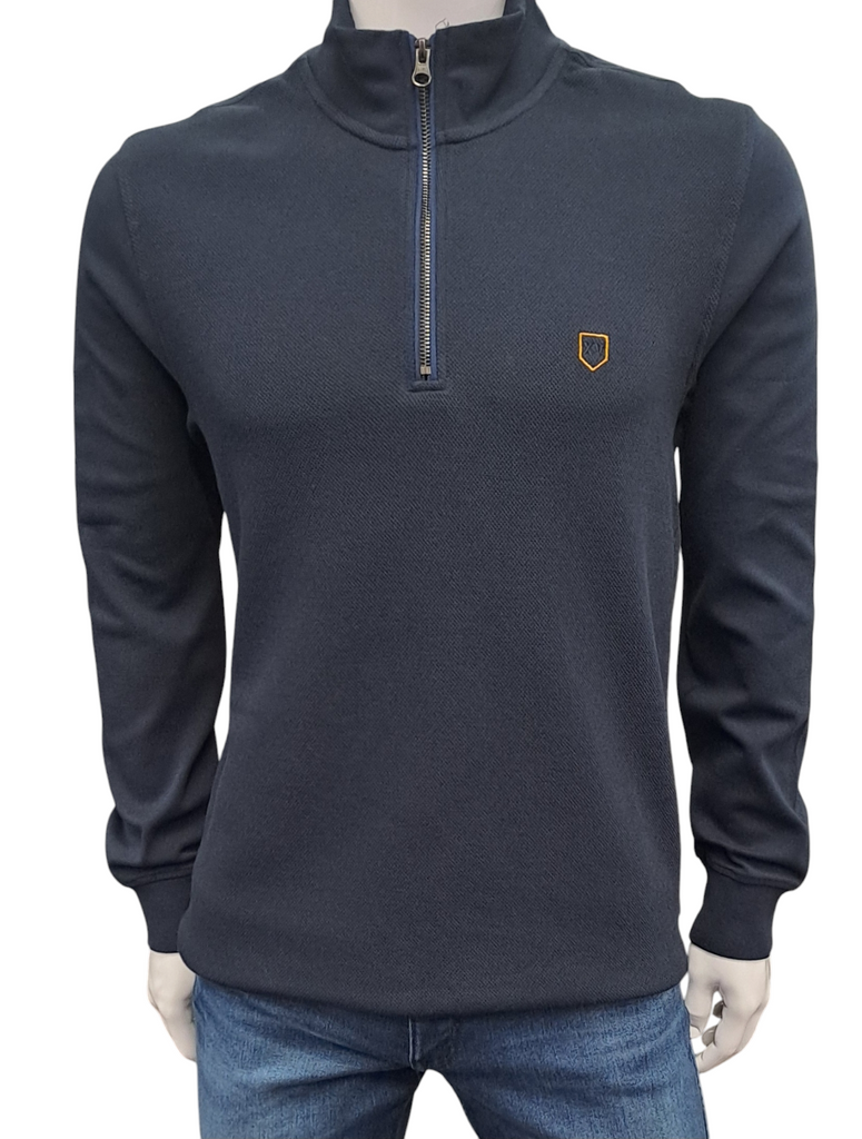 XV KINGS Runanga Half Zip Sweater - Classic Navy