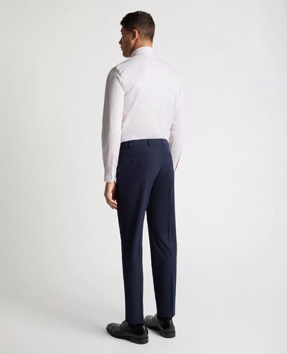 Remus Uomo Tapered Long Sleeve Formal Shirt - Pink