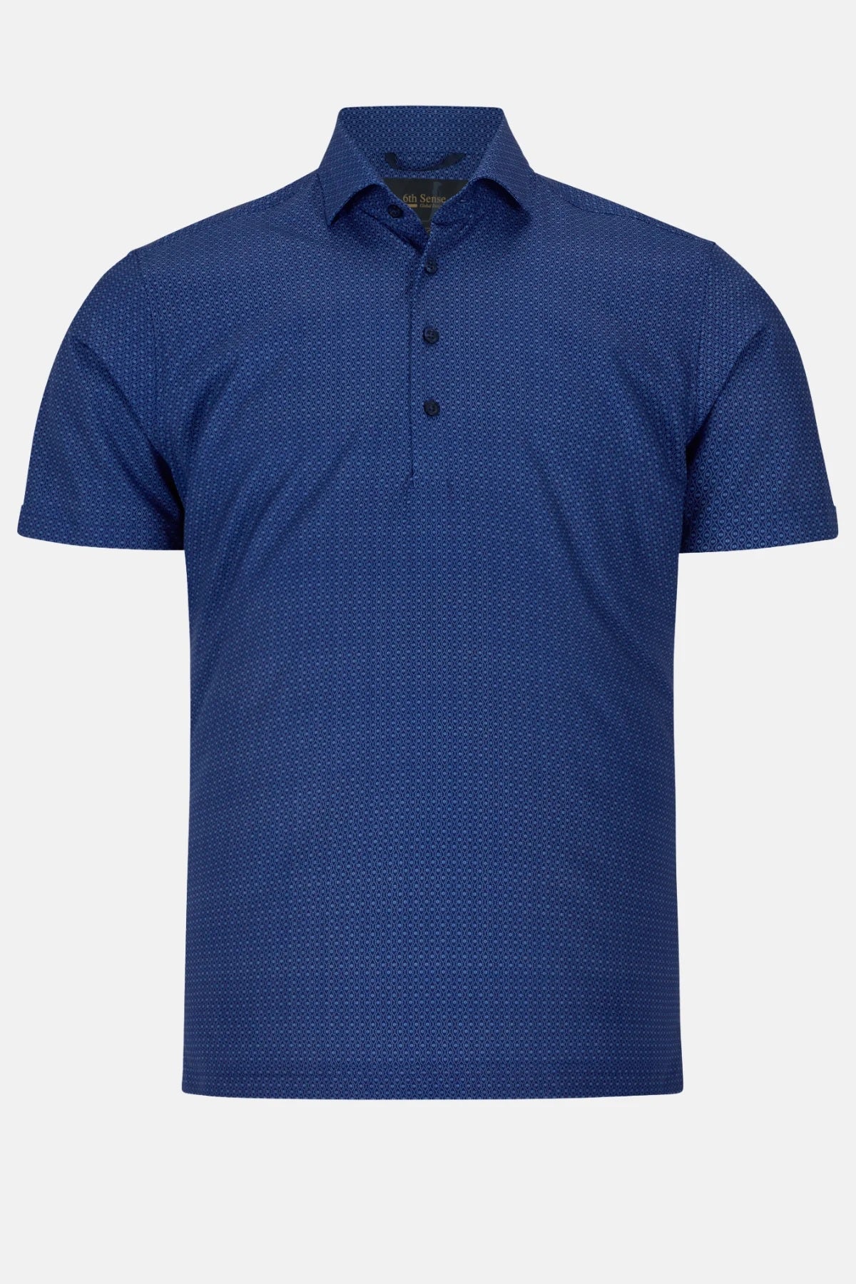 6th Sense Performance Short Sleeve Casual Polo Shirt - 34 Navy Blue