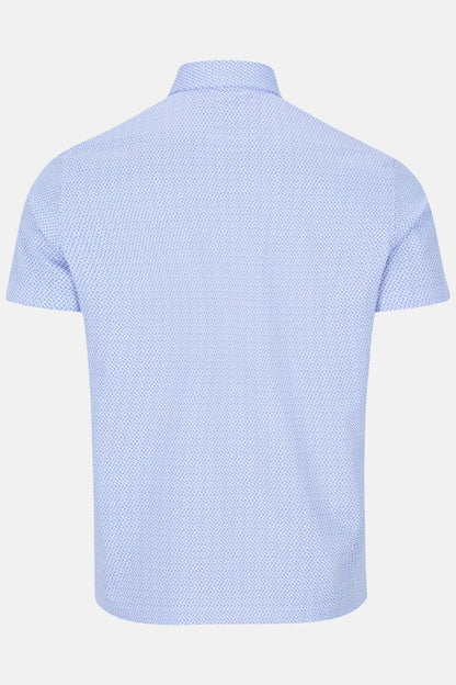 6th Sense Performance Short Sleeve Casual Polo Shirt - 4 Blue