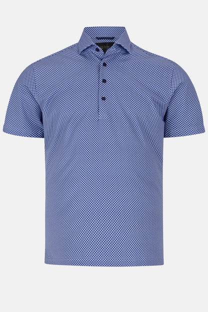 6th Sense Performance Short Sleeve Casual Polo Shirt - 6 Navy Blue