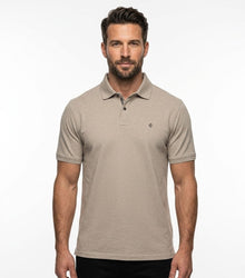 Casa Moda Short Sleeve Polo Shirt - Beige
