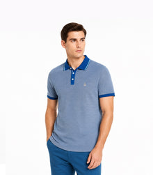 Original Penguin Birdseye Organic Cotton Pique Polo Shirt - Limoges