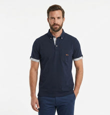Dario Beltran Short Sleeve Polo - Navy