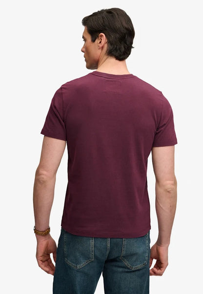 Superdry Vintage Logo Classic T-Shirt - Port Red