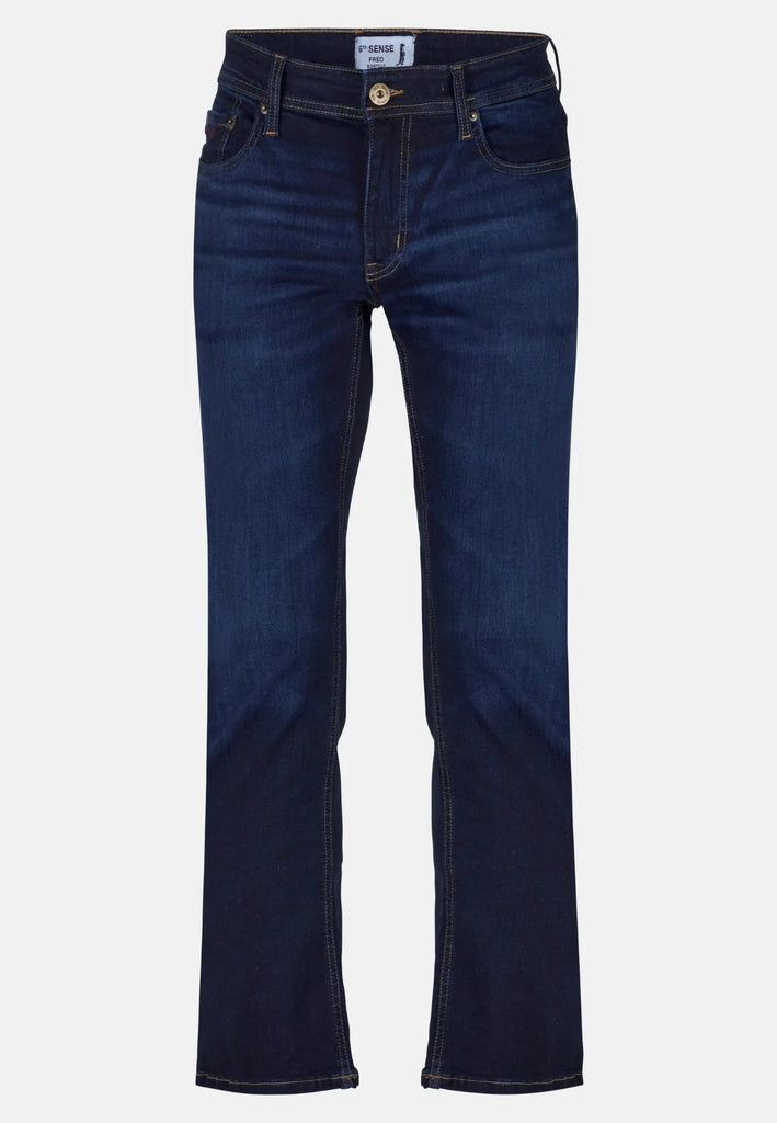 6th Sense Fred Boot Cut Stretch Jeans - Prussian