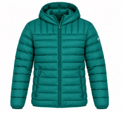 Dario Beltran Light Weight Puffer Jacket - Green