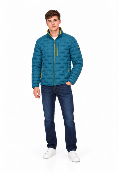 Dario Beltran Light Weight Puffer Jacket - Dark Teal