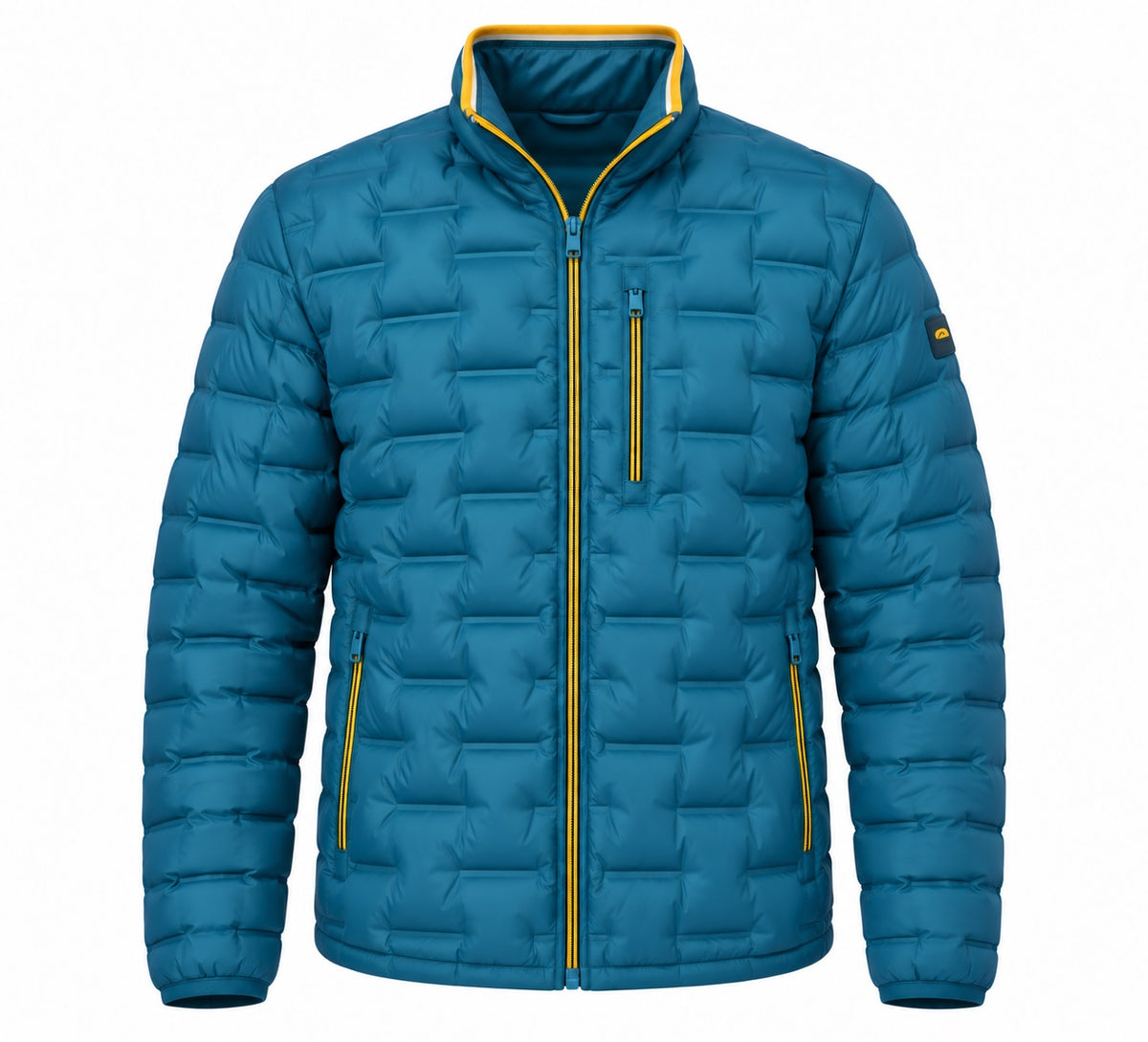 Dario Beltran Light Weight Puffer Jacket - Dark Teal