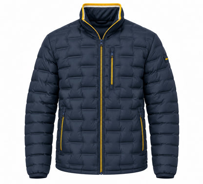 Dario Beltran Light Weight Puffer Jacket - Navy