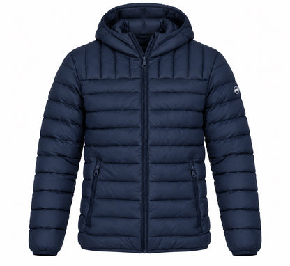 Dario Beltran Light Weight Puffer Jacket - Navy