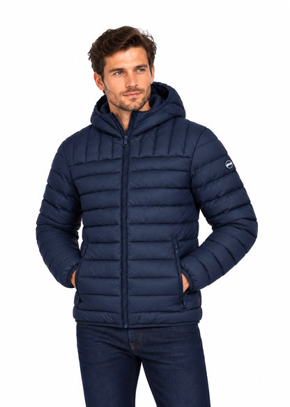 Dario Beltran Light Weight Puffer Jacket - Navy