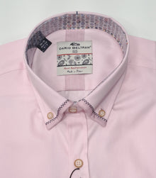 Dario Beltran Quart Regular Fit Long Sleeve Shirt - Pink