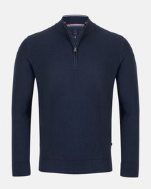 Andre Madrid Half Zip Sweater - Navy