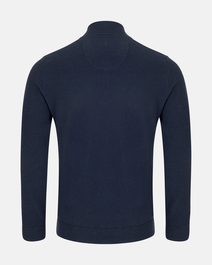 Andre Madrid Half Zip Sweater - Navy