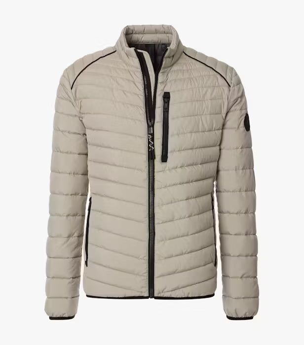 Casa Moda Quilted Casual Jacket - White Beige