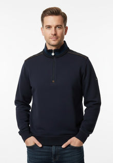 6th Sense Quinn Half Zip Sweatshirt - Saphire