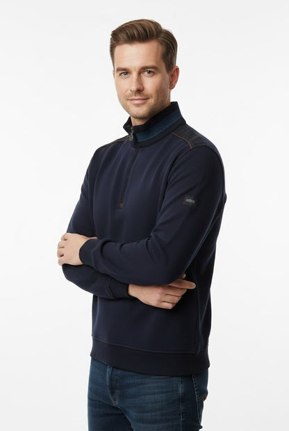 6th Sense Quinn Half Zip Sweatshirt - Saphire