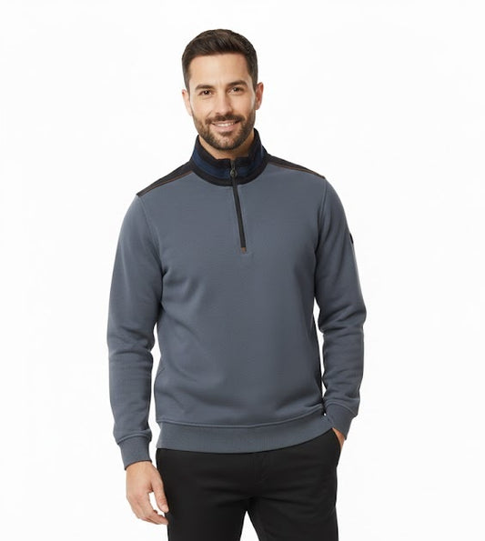 6th Sense Quinn Half Zip Sweatshirt - Turbulence