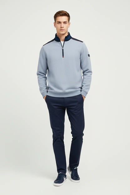 6th Sense Quinn Half Zip Sweatshirt - Granite