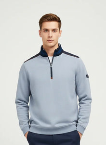 6th Sense Quinn Half Zip Sweatshirt - Granite