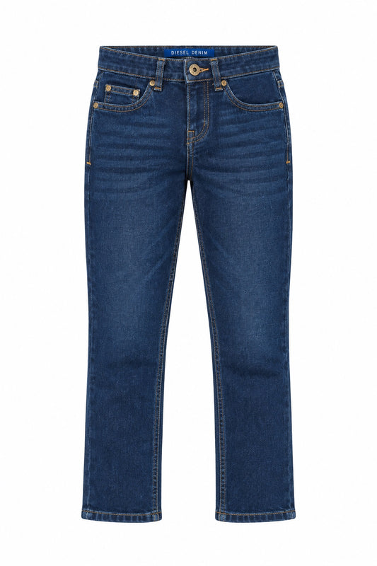 Boys Diesel Ryan knitted Straight Leg Jean - Raw Indigo