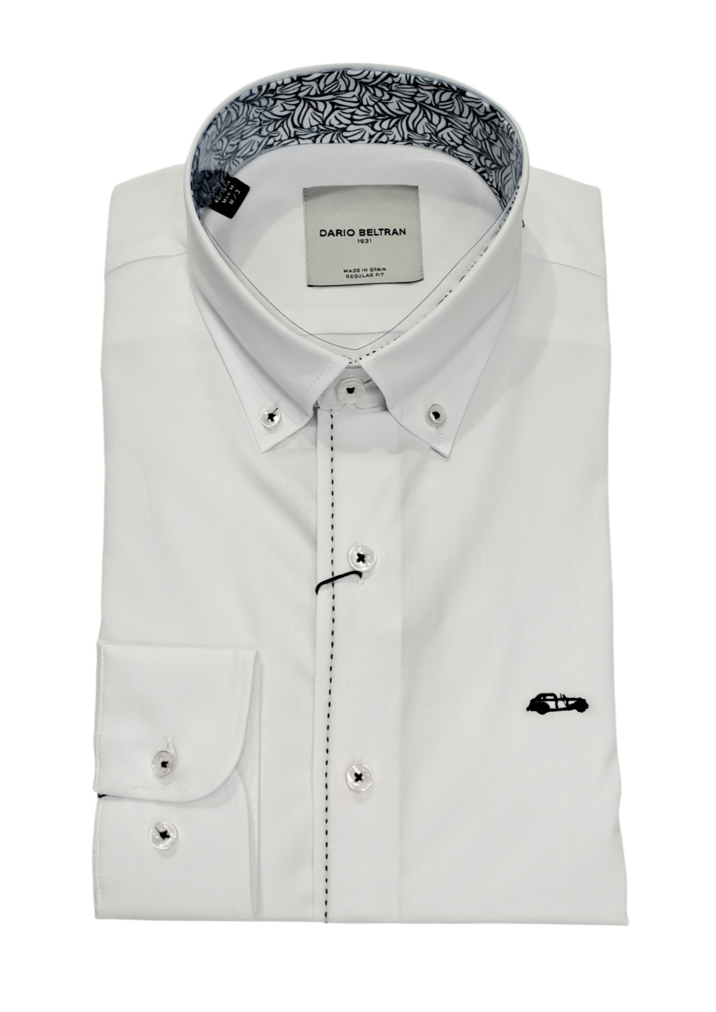 Dario Beltran Rato Long Sleeve Casual Shirt - White