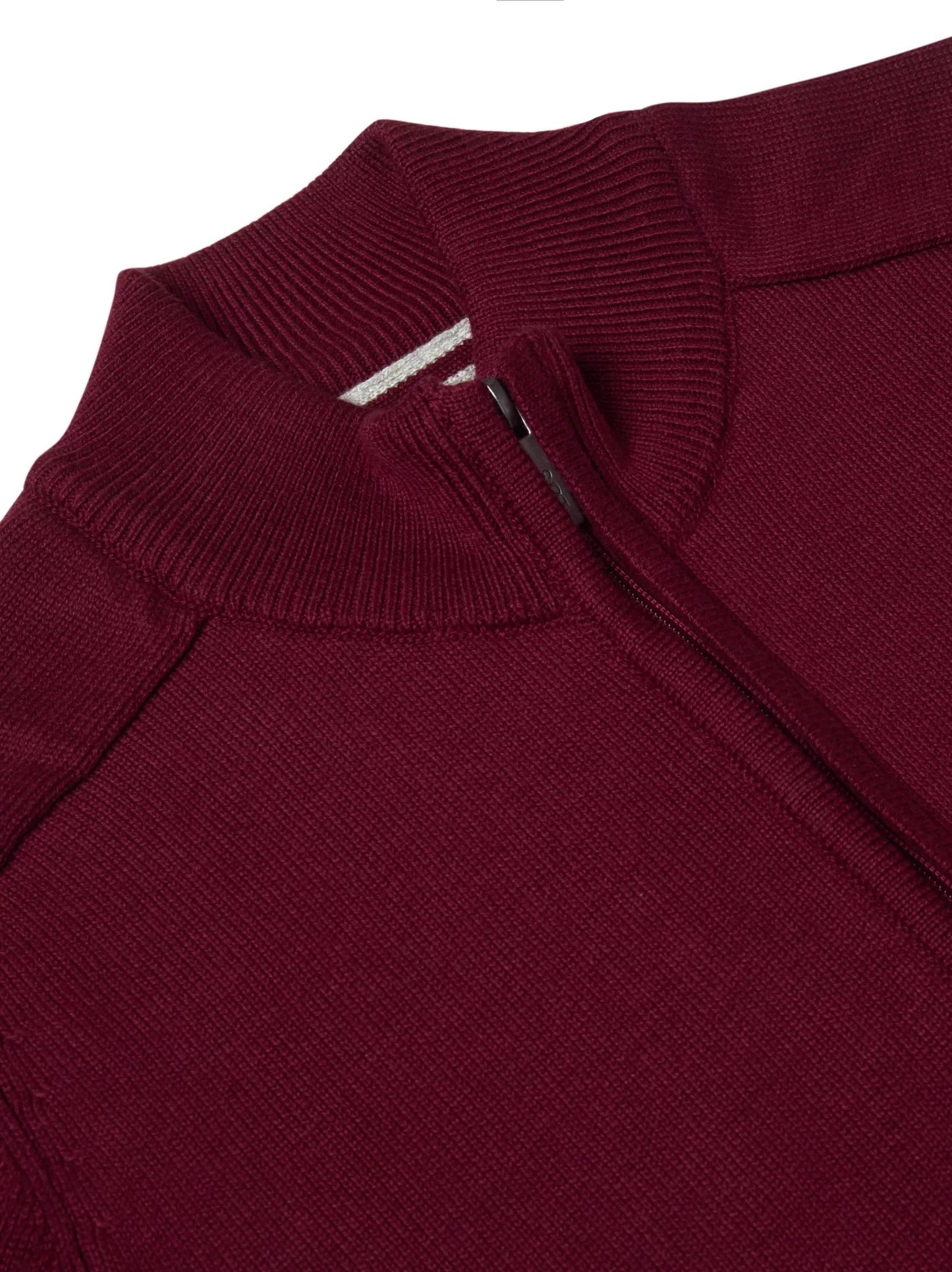Daniel Grahame Half Zip Long Sleeve Sweatshirt - Red