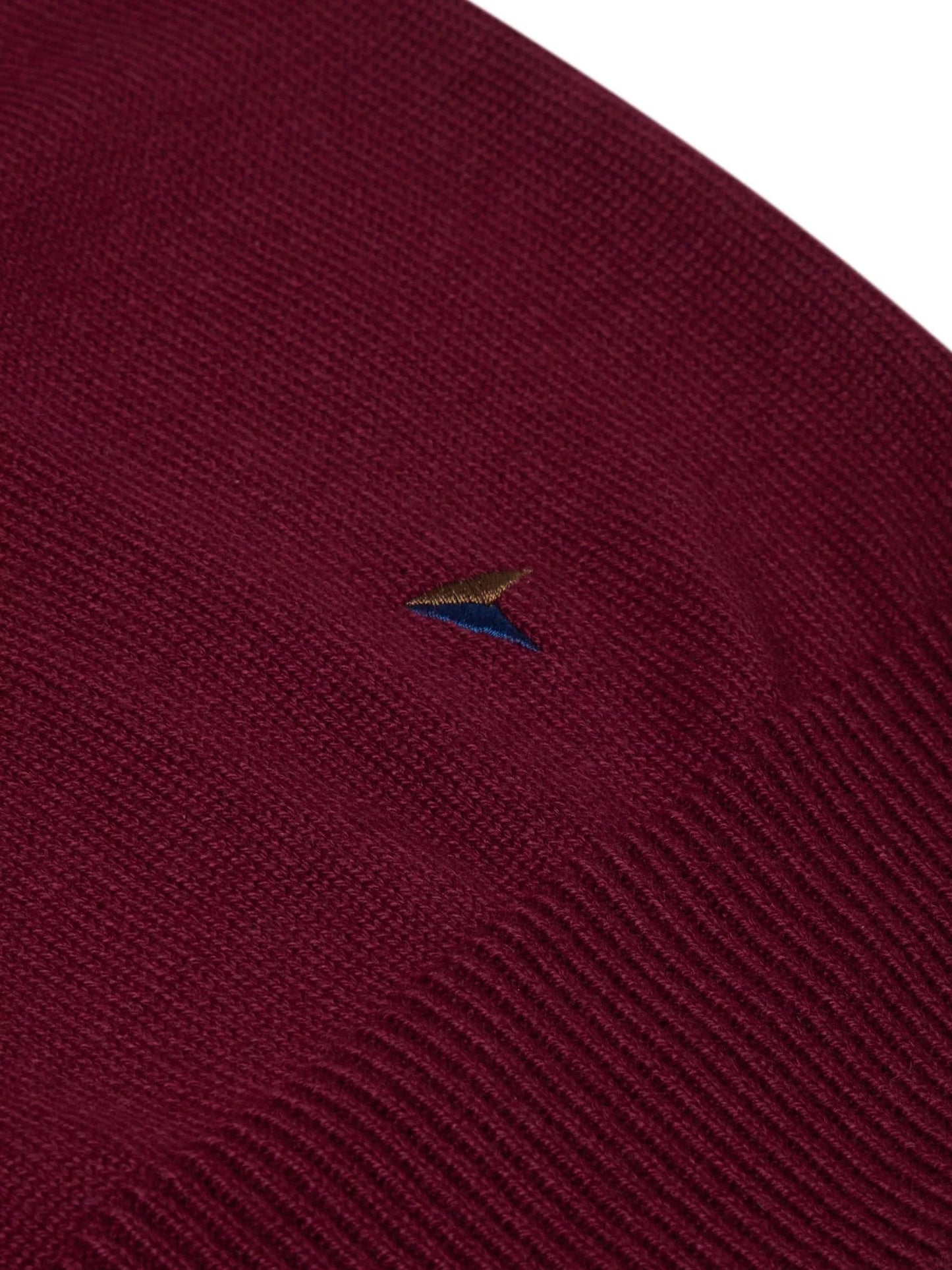 Daniel Grahame Half Zip Long Sleeve Sweatshirt - Red