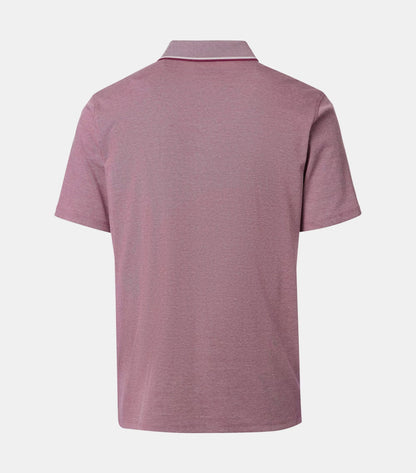 Casa Moda Short Sleeve Polo Shirt 438 - Light Red