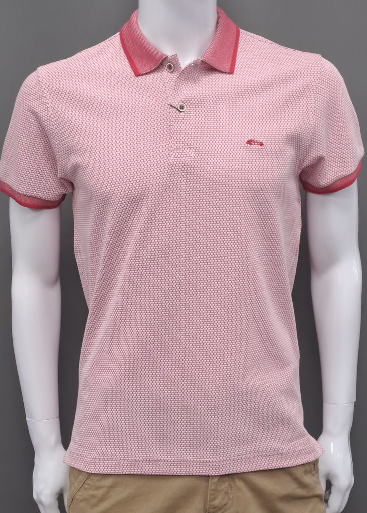 Dario Beltran Short Sleeve Polo 521 - Red