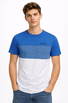 Diesel Sport Reed Short Sleeve T-Shirt - Blue