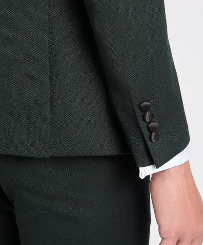 Remus Uomo Russo Slim Fit Tuxedo Jacket - Dark Green