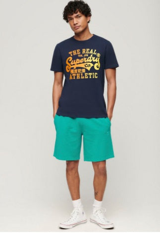 Superdry Reworked Classics Graphic T-Shirt - Navy Marl