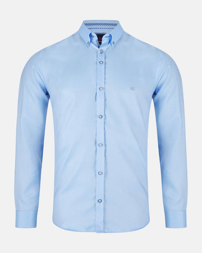 Andre Rhine Long Sleeve Casual Shirt - Blue