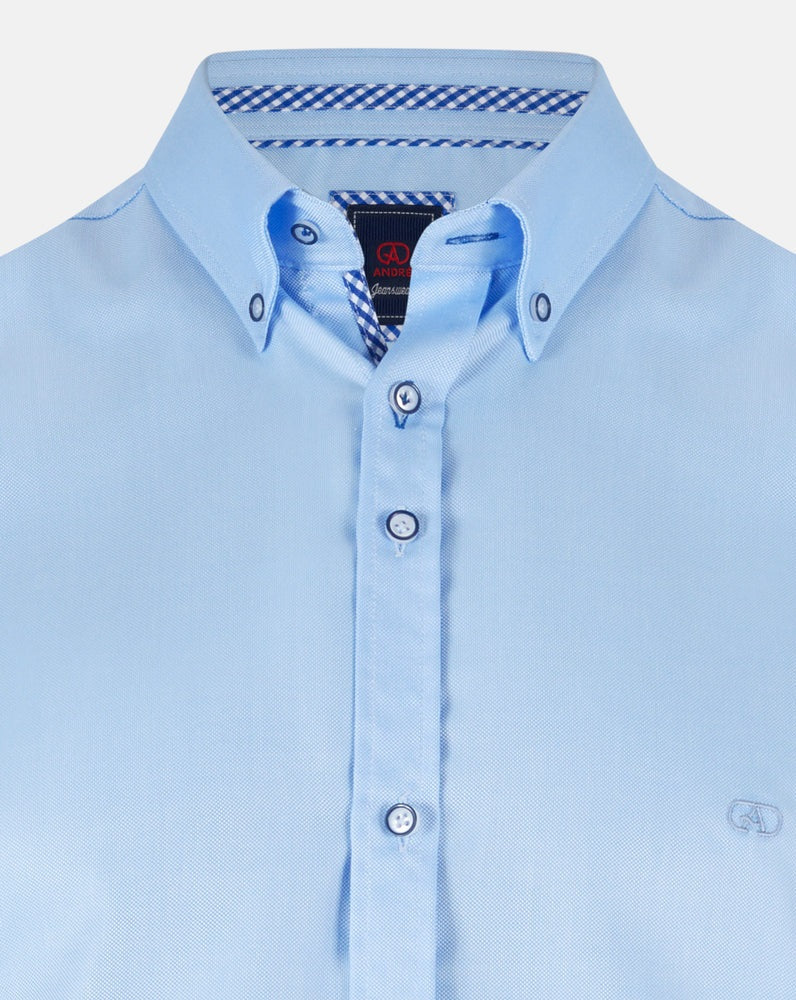 Andre Rhine Long Sleeve Casual Shirt - Blue