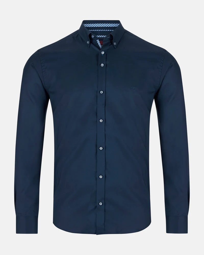 Andre Rhine Long Sleeve Casual Shirt - Navy